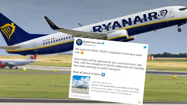 Czy w samolocie trzeba mieć maseczkę Ryanair? Oto co musisz wiedzieć