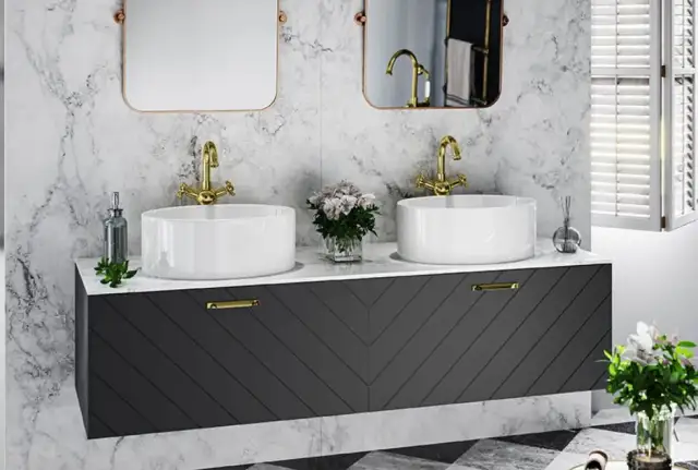 Bateria umywalkowa nablatowa retro - wybierz idealny model do łazienki