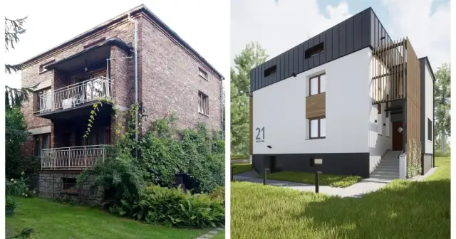 Nowoczesna elewacja domu kostki: metamorfoza, która się opłaca