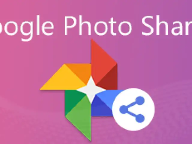 Ikona Google Photos i symbol udostępniania. Dowiedz się, jak wyłączyć udostępnianie zdjęć Google.