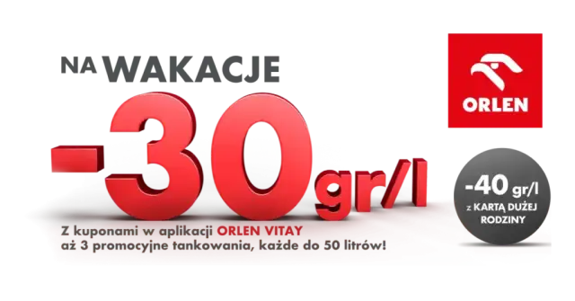 Do kiedy promocja na paliwo Orlen? Sprawdź, by nie stracić rabatu