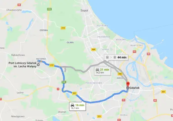 Jak szybko i tanio dojechać z Sopotu na lotnisko w Gdańsku – najlepsze opcje