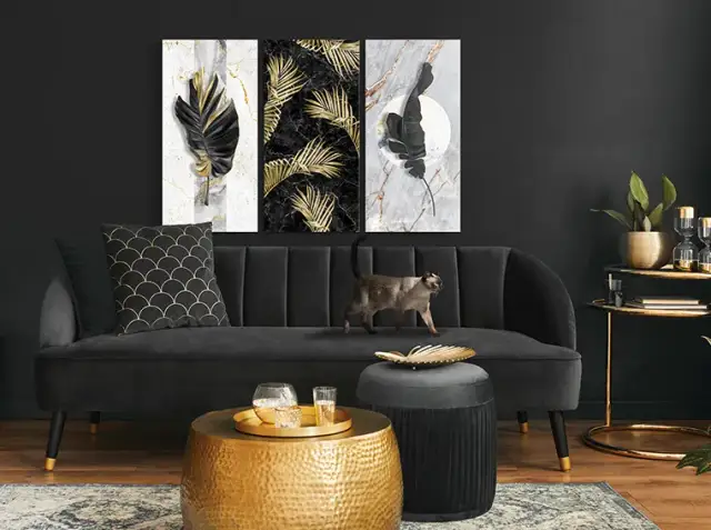 Jak wybrać idealny obraz do stylu glamour i uniknąć błędów w aranżacji wnętrz