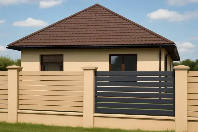 Jaki kolor ogrodzenia do brązowego dachu? Oto najlepsze wybory