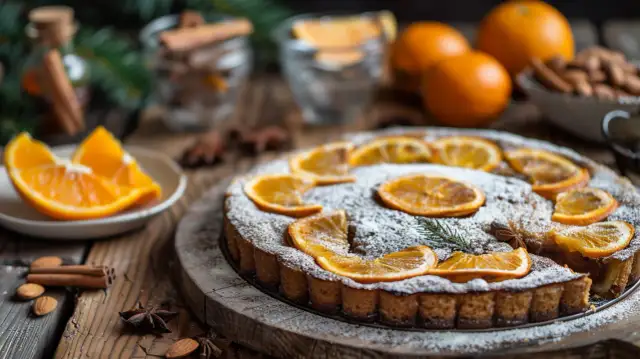 Marokańskie ciasto migdałowe - Przepis na pyszne ciasto pomarańczowe