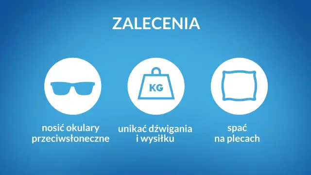 Czego nie wolno robić po operacji zaćmy, aby uniknąć powikłań