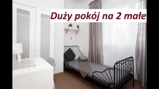 Jak podzielić pokój z jednym oknem na dwa mniejsze bez utraty światła?