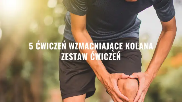 Mężczyzna trzyma się za bolące kolano. Dowiedz się, jak wzmocnić kolana ćwiczenia, aby poczuć ulgę.
