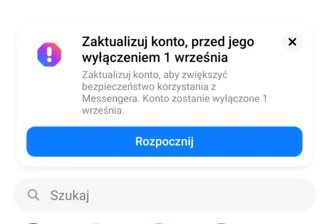 Messenger: Jak zaktualizować bezpiecznie i bez błędów?
