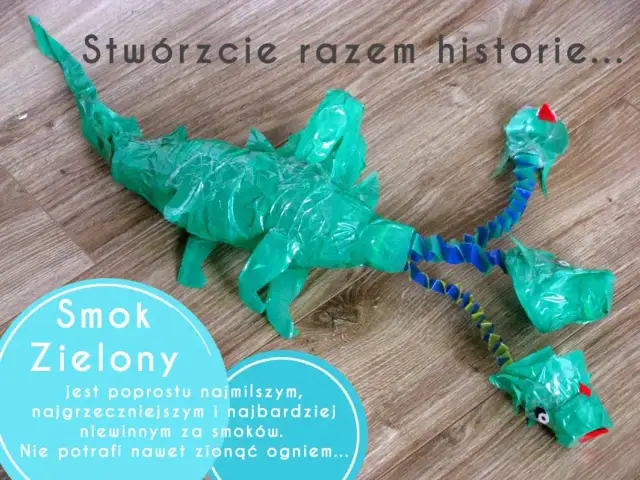 Smok z butelek PET: Przemień plastik w dzieło sztuki! Poradnik DIY