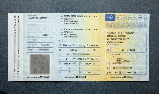 Gdzie jest nr silnika w dowodzie rejestracyjnym? Oto, co musisz wiedzieć