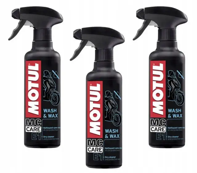 Motul wash & wax – skuteczne czyszczenie motocykli bez wody