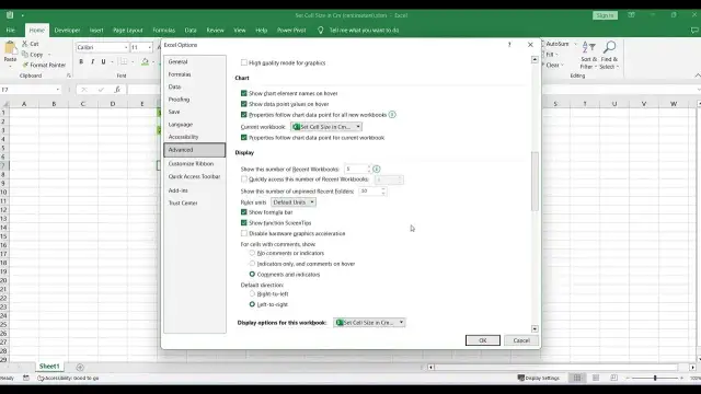 Excel: Przeliczanie 1 cm na piksele - Jak ustawić rozmiar komórki