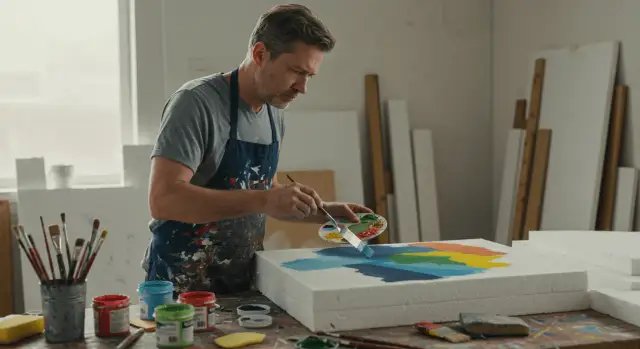 Jak malować styropian? Bezpieczne farby i prosta technika