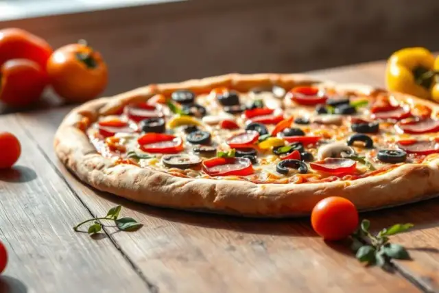 Pizza 50 cm: 1,5-2,5 kg. Co wpływa na wagę i kalorie?