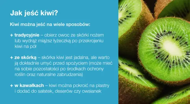 Kiwi: Ile kalorii, wartości odżywcze i korzyści dla zdrowia?