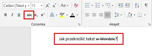 Jak przekreślić tekst w Wordzie - łatwe metody i przydatne skróty