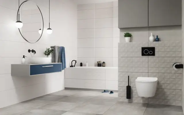 Biało-szara łazienka: 15 najlepszych dodatków i dekoracji