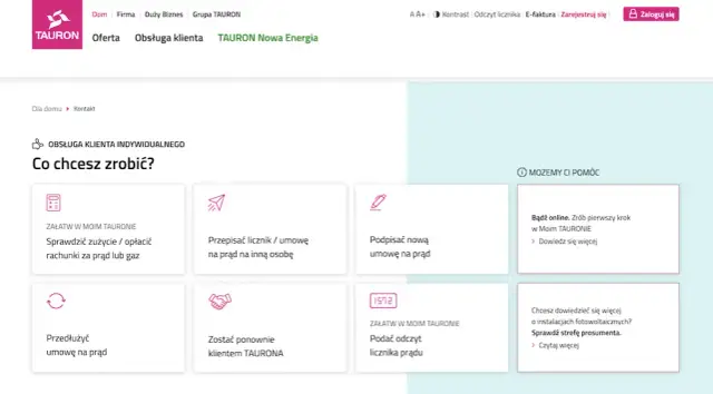 Infolinia Tauron: Jak skontaktować się z obsługą klienta?