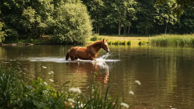 Konie potrafią pływać? Odkryj ich naturalny talent i zasady bezpieczeństwa