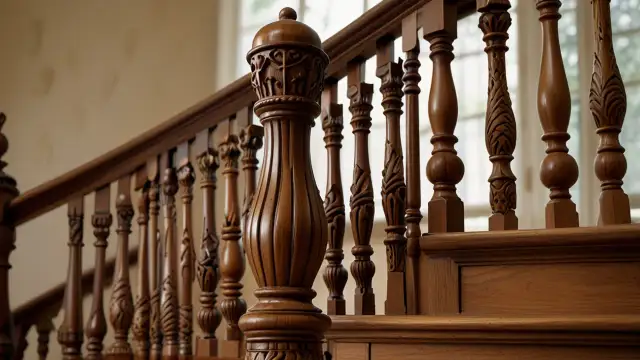 Tralki drewniane toczone: eleganckie elementy balustrad i schodów