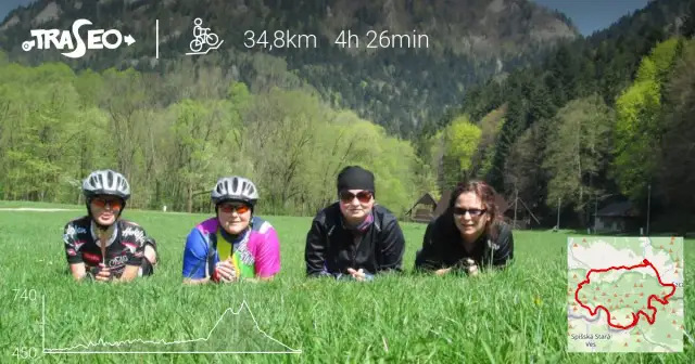 Trasa rowerowa Krościenko Czerwony Klasztor - piękne widoki i atrakcje