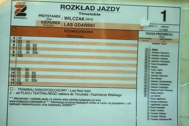 Aktualny rozkład jazdy autobusów miejskich w Bydgoszczy - zmiany i linie