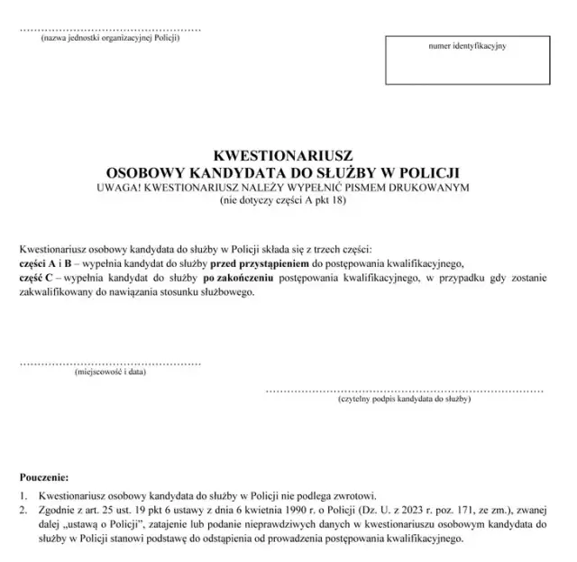 Kwestionariusz osobowy dla kandydata: Wypełnij zgodnie z RODO i prawem!
