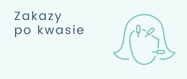 Zakaźne powikłania po kwasie hialuronowym. Stylizowana głowa z igłami, symbolizująca zabiegi i potencjalne infekcje.