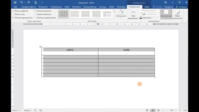 Jak obrócić tabelę w Wordzie i poprawić układ dokumentu