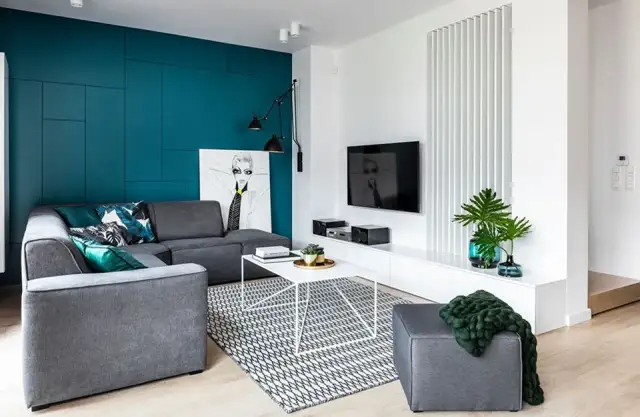 Jak pomalować ściany w salonie: proste techniki i kolory, które zachwycą