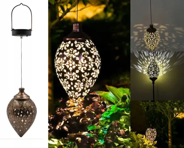 Latarnia solarna retro – piękne oświetlenie, które odmieni Twój ogród