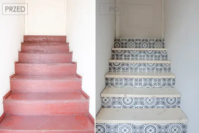 Czym pokryć stare schody? Metamorfoza DIY krok po kroku