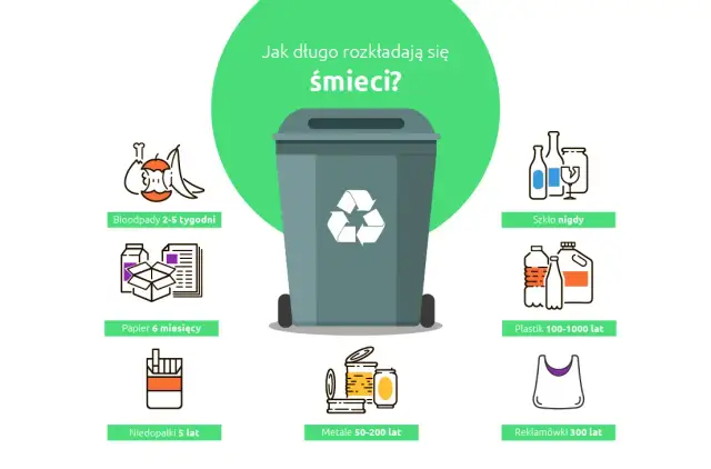 Ile rozkładają się śmieci w naturze? Szokujące dane i fakty