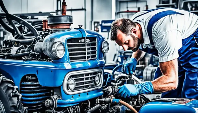 Ursus C 330 ile płynu do chłodnicy, aby uniknąć przegrzewania silnika