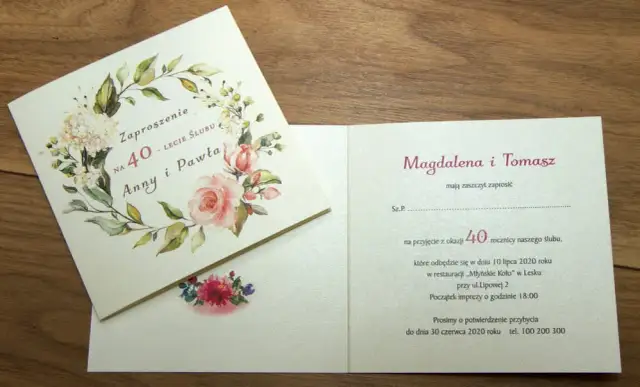 Jak zrobić zaproszenie na rocznicę ślubu – proste sposoby i inspiracje