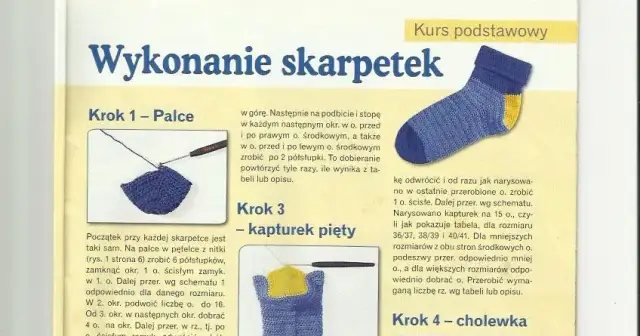 Jak zrobić skarpetki na szydełku – proste kroki dla każdego początkującego