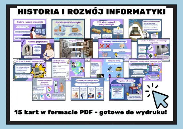 Historia i rozwój informatyki: od pierwszych maszyn liczących do sztucznej inteligencji. Poznaj kluczowe etapy i postacie.