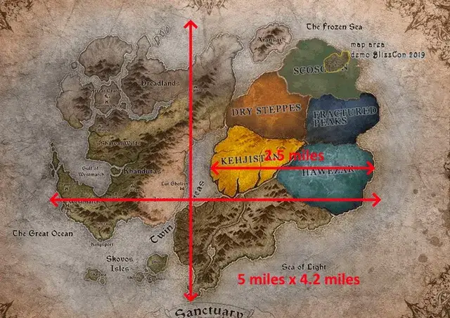 Mapa Sanctuarium w Diablo - przewodnik dla graczy