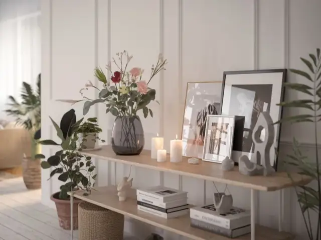 Jak udekorować komodę w salonie: inspiracje i praktyczne porady na każdą porę roku