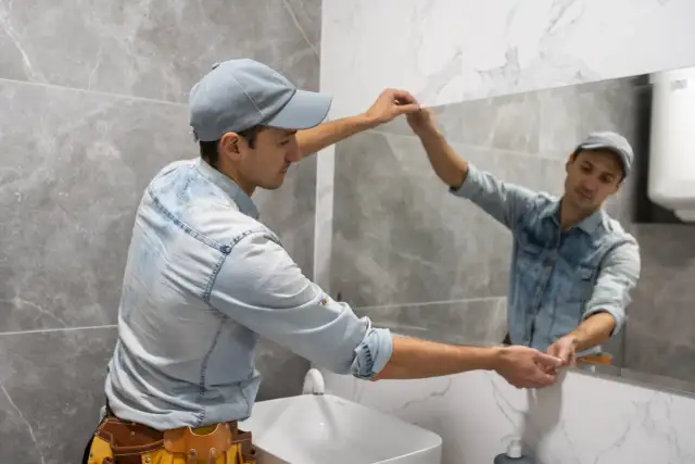 Lustro na linkach stalowych: System galeryjny DIY bez wiercenia