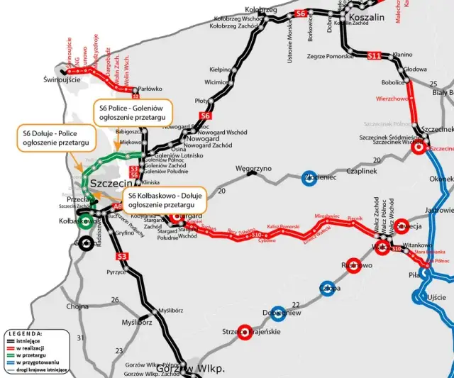 Zachodnia obwodnica Szczecina kiedy zakończenie budowy i problemy?