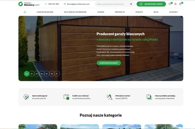 Dowiedz się, ile kosztuje pozwolenie na budowę garażu blaszanego. Strona oferuje konfigurator garaży i montaż.