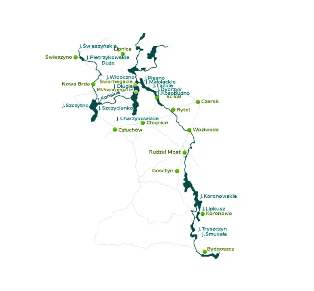 Mapa spływu Brdą: Zaplanuj idealną przygodę kajakową