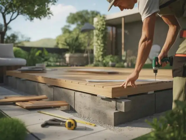 Jak zbudować wysoki taras z kostki? Poradnik, pozwolenia, koszty