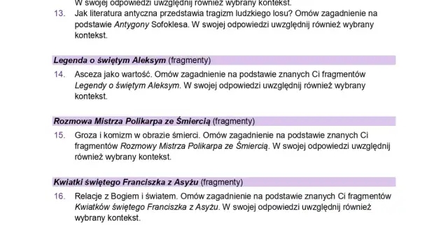 Jak literatura antyczna przedstawia tragizm ludzkiego losu i jego kontekst