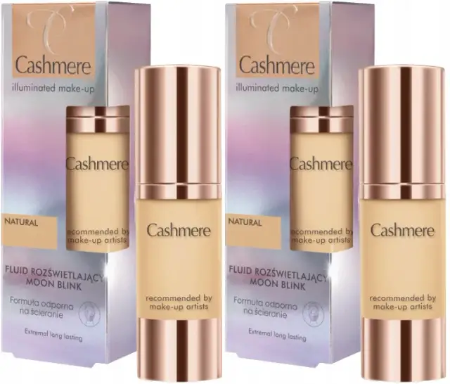 Cashmere fluid rozświetlający: Ivory, Natural, Nude który dla Ciebie?