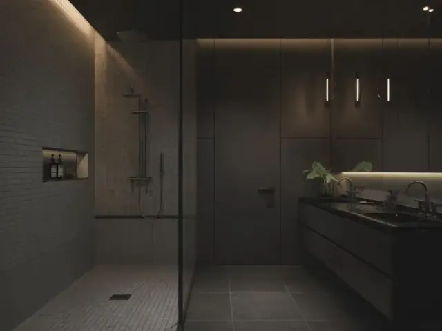 Jak płytki powiększą ciemną łazienkę bez okna? Sprawdź triki!