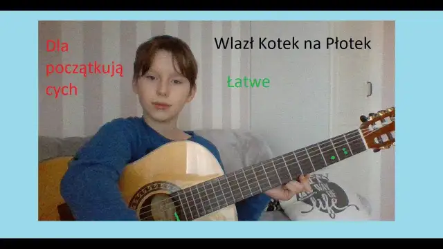 Jak zagrać wlazł kotek na gitarze - proste akordy dla każdego