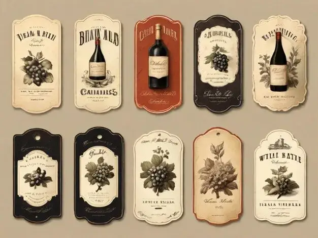 Najlepsze szablony etykiet retro do pobrania i łatwej personalizacji